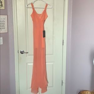 UNIF hi lo coral dress